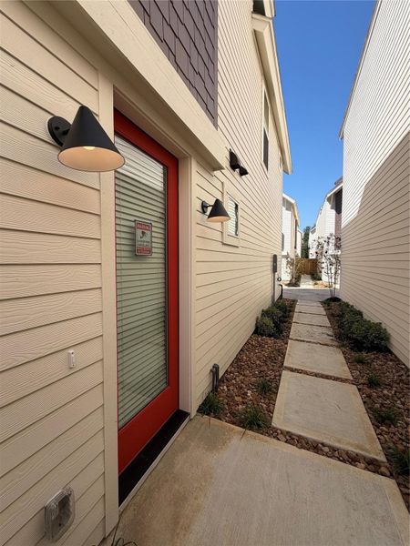 Exterior details and patio area of a home in , Houston (Image 3). Exterior details and patio area of a home in , Houston (Image 3).