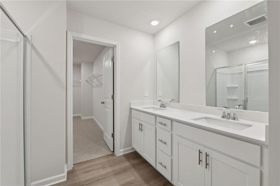 Furnished interior view inside a new home in Preserve at Mountain Creek, Pendergrass (Image 6). Furnished interior view inside a new home in Preserve at Mountain Creek, Pendergrass (Image 6).