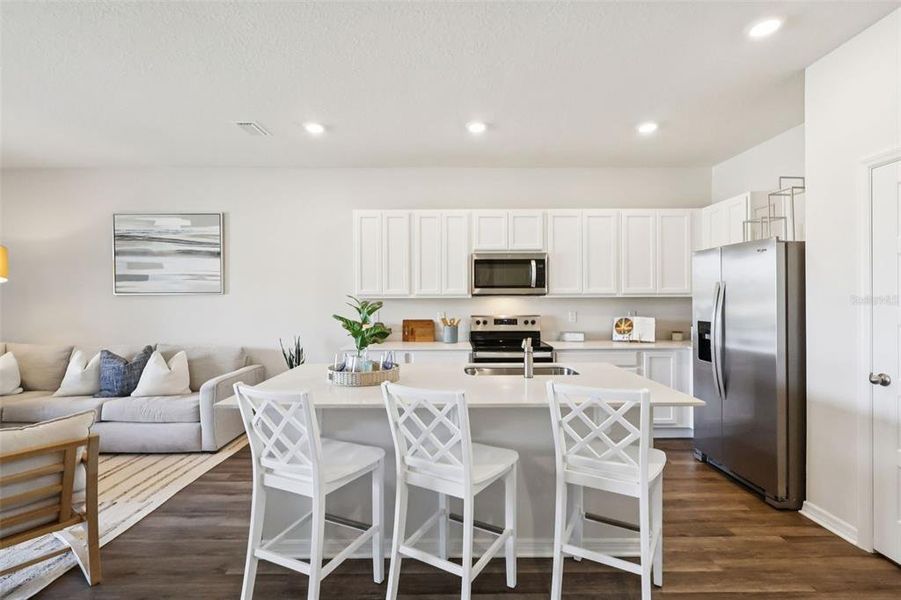 Furnished interior view inside a new home in , Davenport (Image 21).