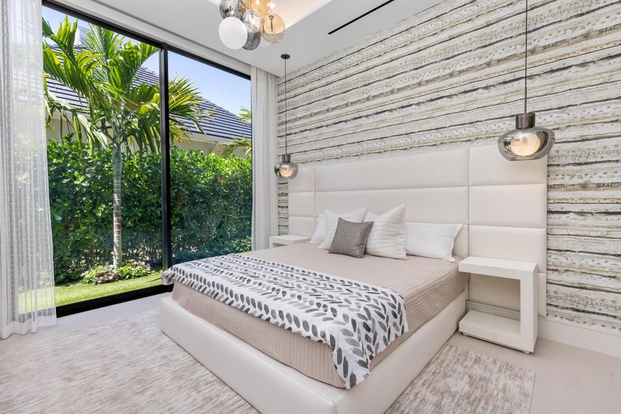 Furnished interior view inside a new home in , Boca Raton (Image 43).