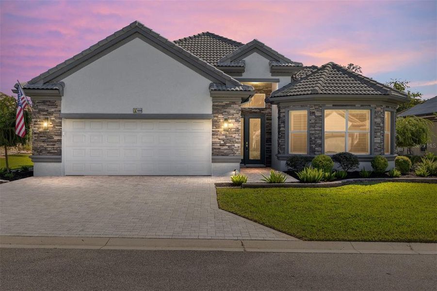 Front exterior of a new home in , Hernando, FL, highlighting curb appeal (Image 1). Front exterior of a new home in , Hernando, FL, highlighting curb appeal (Image 1).