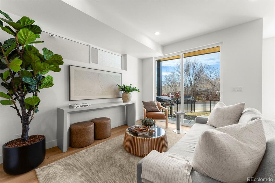 Furnished interior view inside a new home in , Denver (Image 14).