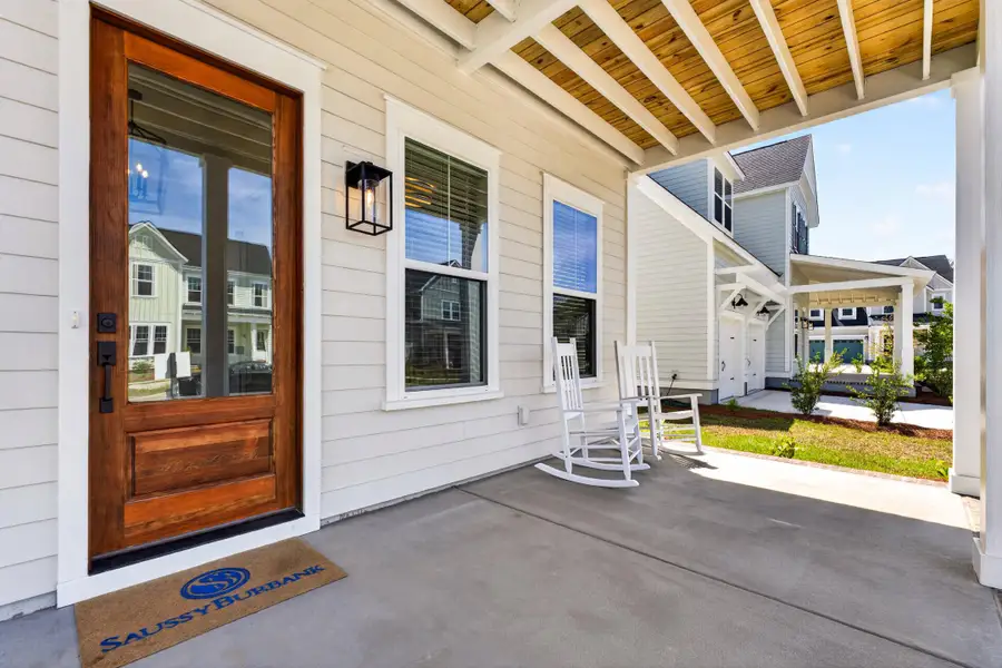 Exterior details and patio area of a home in , Summerville (Image 4).
