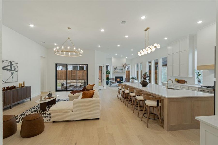 Furnished interior view inside a new home in , Prosper (Image 11). Furnished interior view inside a new home in , Prosper (Image 11).