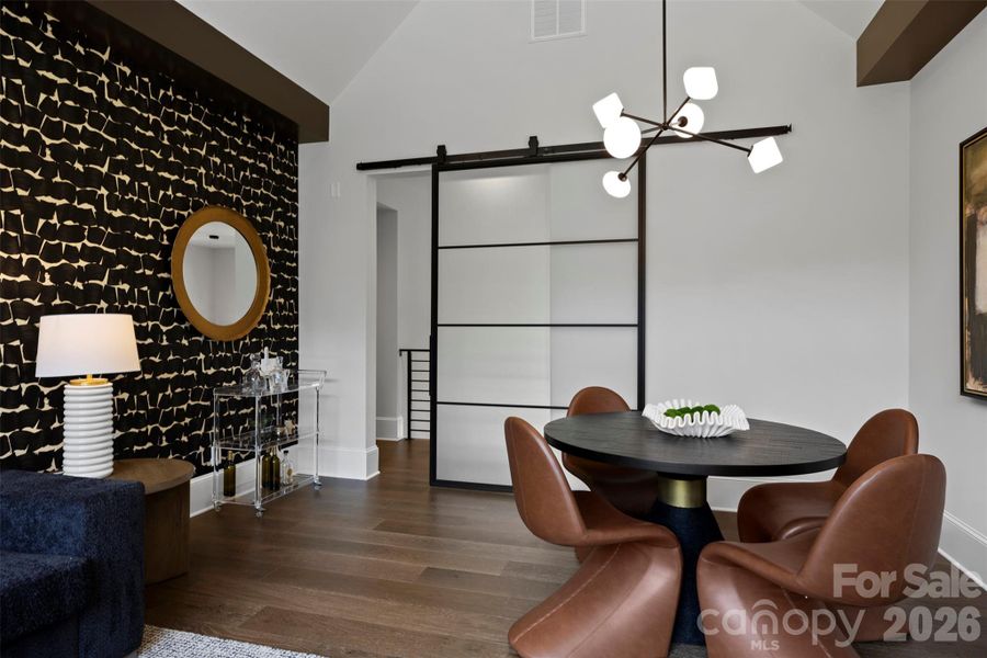 Furnished interior view inside a new home in , Charlotte (Image 10). Furnished interior view inside a new home in , Charlotte (Image 10).