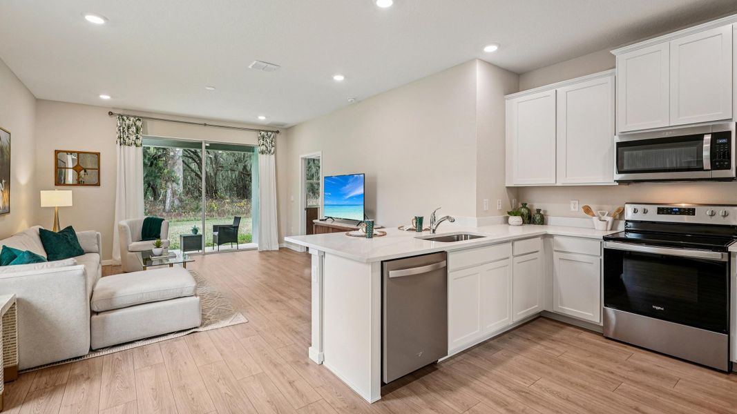 Furnished interior view inside a new home in Ocala Preserve, Ocala (Image 7).