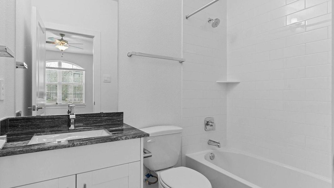 Furnished interior view inside a new home in Harvest Green, Richmond (Image 16).