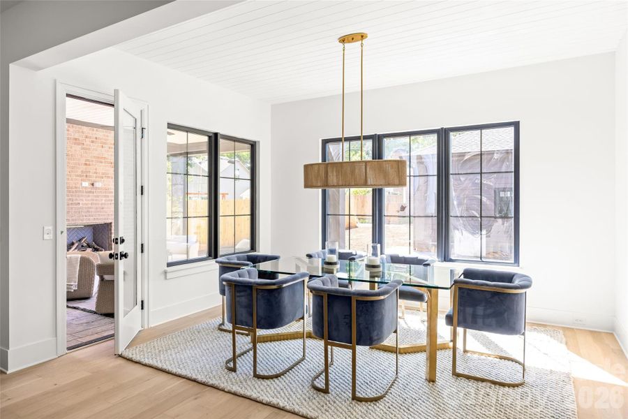 Furnished interior view inside a new home in , Charlotte (Image 13).