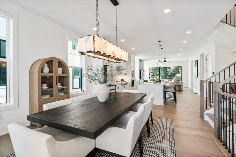 Furnished interior view inside a new home in , Alpharetta (Image 5).