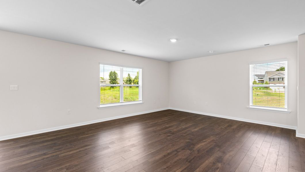Representative unfurnished interior of a home built from the ELSTON by D.R. Horton in Harrier Point, Woodruff (Image 18).