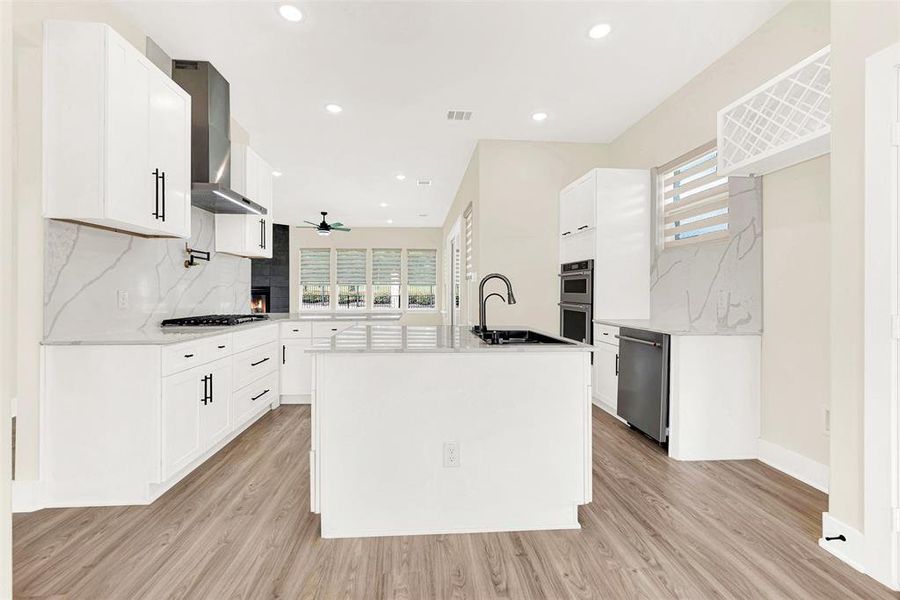 Furnished interior view inside a new home in , McKinney (Image 8).