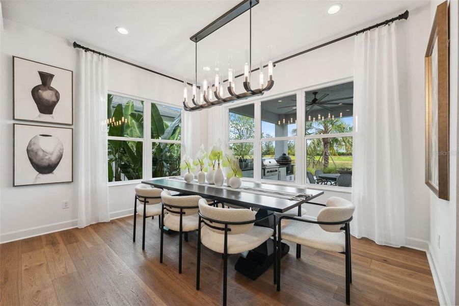 Furnished interior view inside a new home in Valencia Ridge, Wesley Chapel (Image 16).