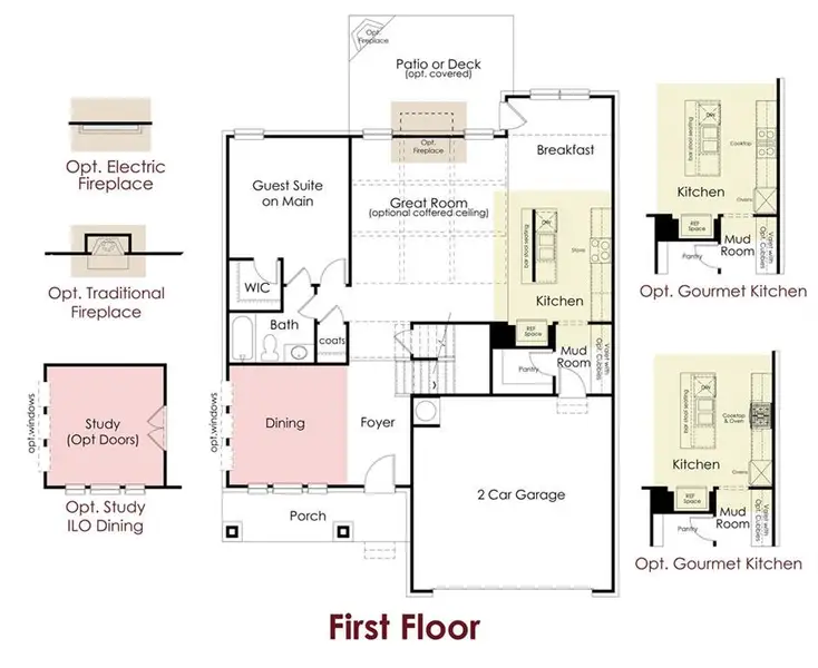 2D floor plan layout of this home in Ponderosa Farms Manor, Gainesville, GA (Image 5).