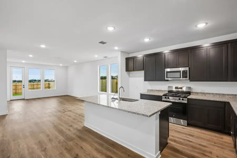 Furnished interior view inside a new home in Parkton Square, Kyle (Image 9).