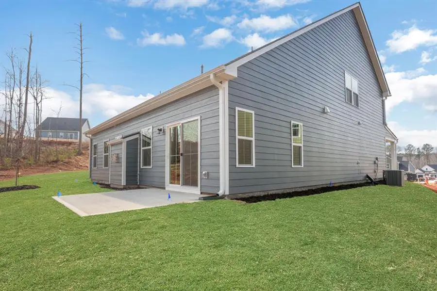 Exterior details and patio area of a home in Crystal Falls, Dawsonville (Image 4).