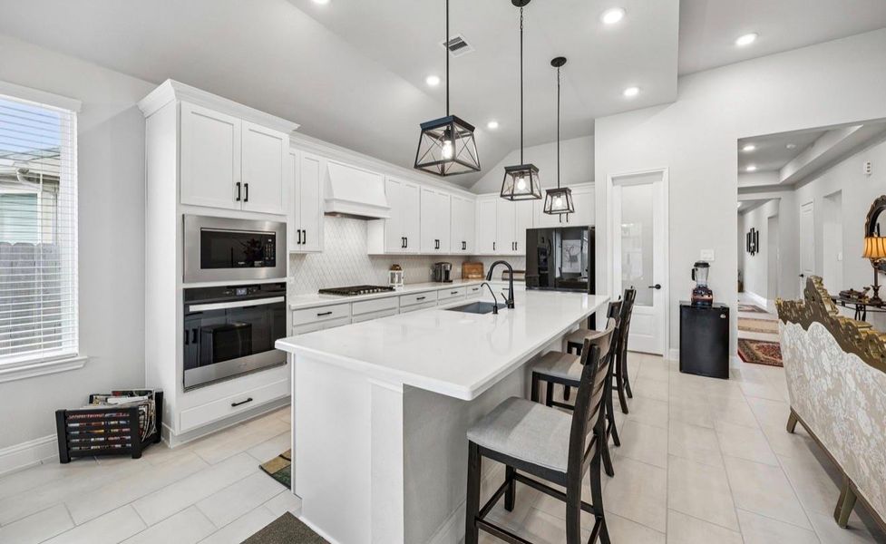 Furnished interior view inside a new home in Mavera, Conroe (Image 17).