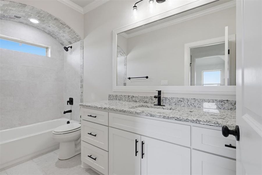 Furnished interior view inside a new home in , Godley (Image 18).