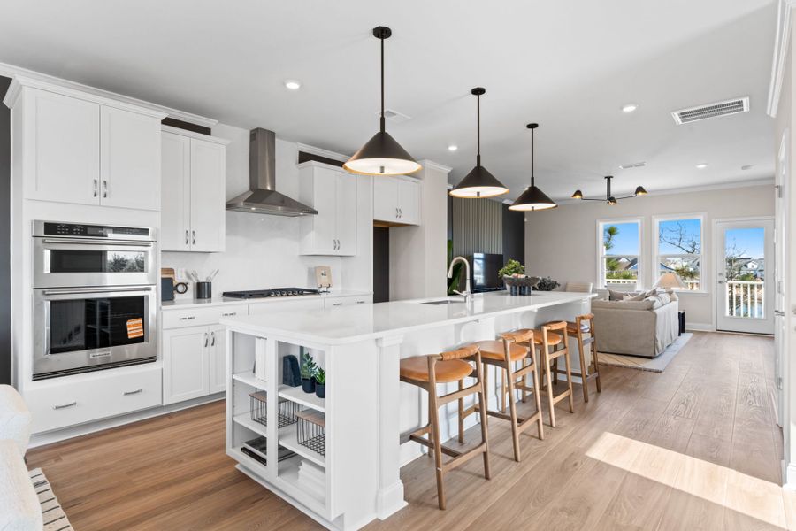 Representative furnished interior of a home built from the Joliet by Pulte Homes in Lakeside Townes at Riverlights, Wilmington (Image 11).