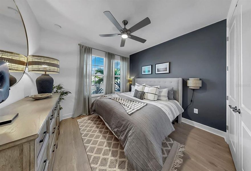 Furnished interior view inside a new home in , Sarasota (Image 43).