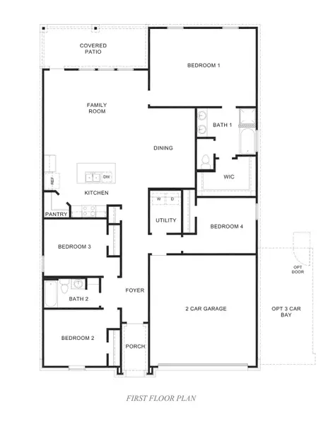 2D floor plan layout of this home in Newport Pointe, Crosby, TX (Image 2). 2D floor plan layout of this home in Newport Pointe, Crosby, TX (Image 2).