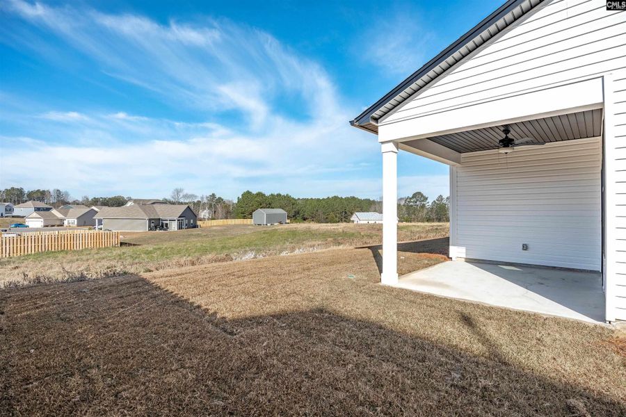 Exterior details and patio area of a home in Old Charleston Acres, Pelion (Image 4).