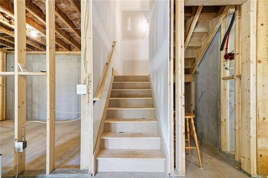 In-progress construction of a new home in , Canton, GA (Image 43).