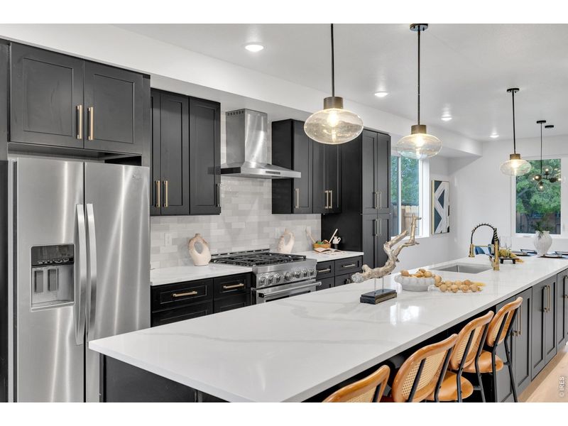 Furnished interior view inside a new home in , Denver (Image 32).