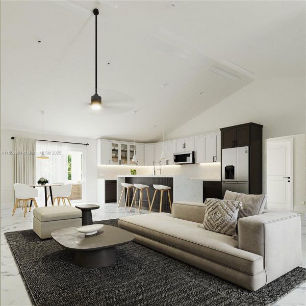 Furnished interior view inside a new home in , Lehigh Acres (Image 10). Furnished interior view inside a new home in , Lehigh Acres (Image 10).