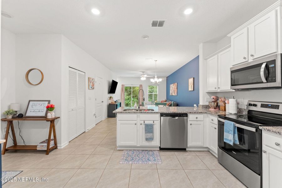 Furnished interior view inside a new home in , St. Augustine (Image 3).