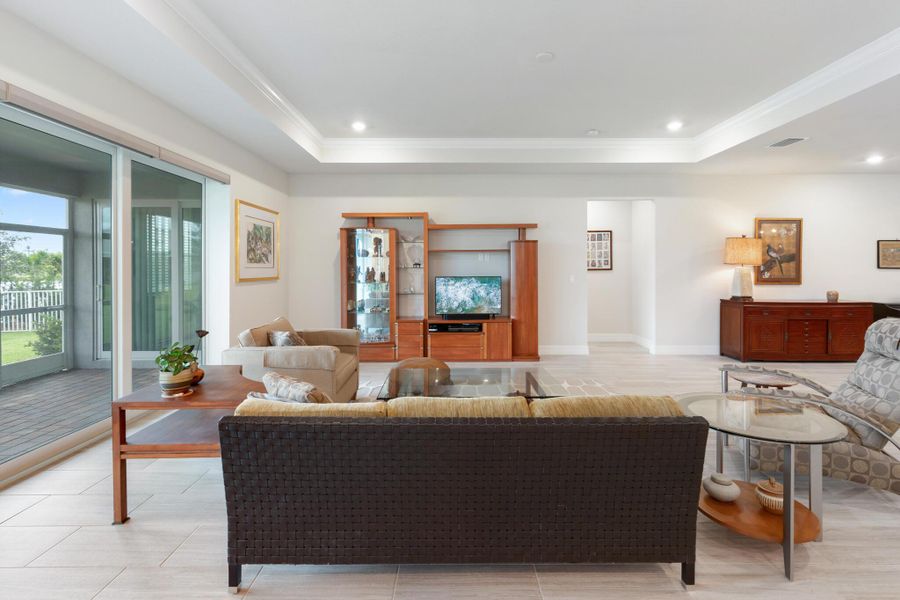 Furnished interior view inside a new home in , Port St. Lucie (Image 15).