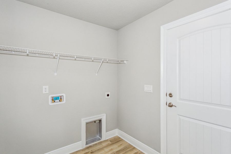 Representative unfurnished interior of a home built from the The Turquoise by Herbst Homes in Walther Reserve, Milton (Image 102).