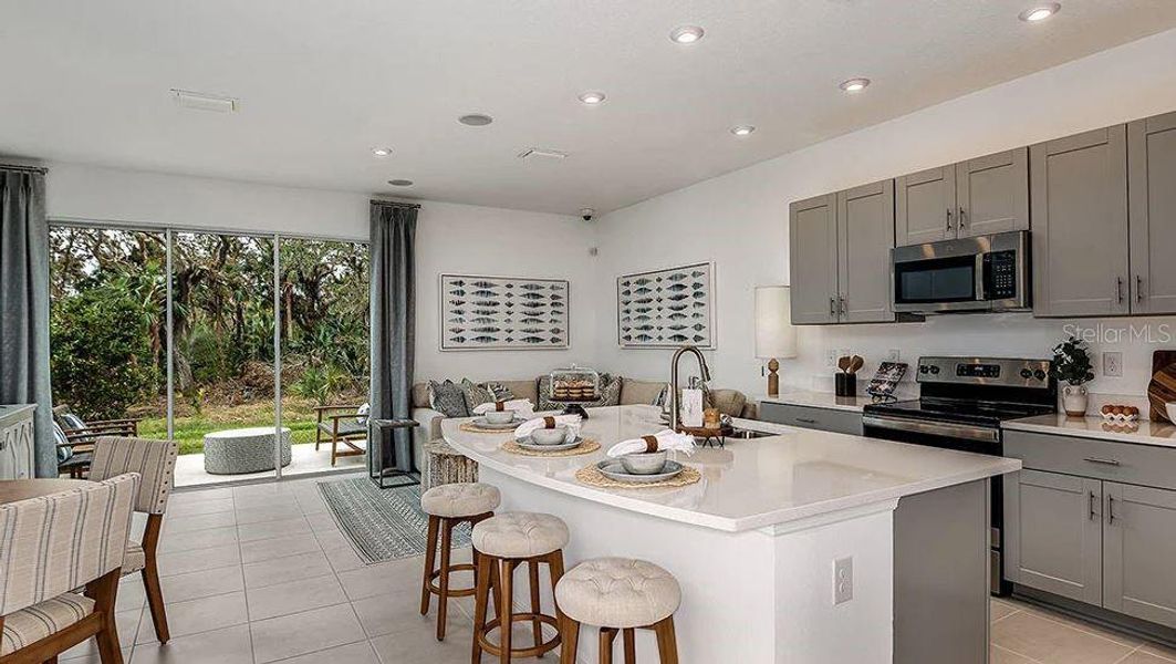 Furnished interior view inside a new home in Vinterra Townhomes, Nokomis (Image 13). Furnished interior view inside a new home in Vinterra Townhomes, Nokomis (Image 13).