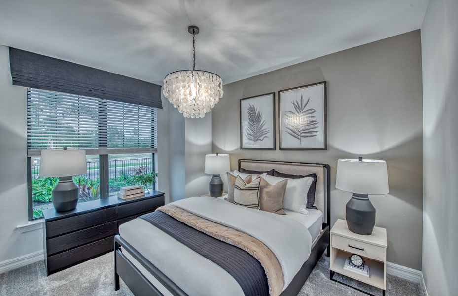 Furnished interior view inside a new home in The Strand at Cedar Grove, North Port (Image 19).