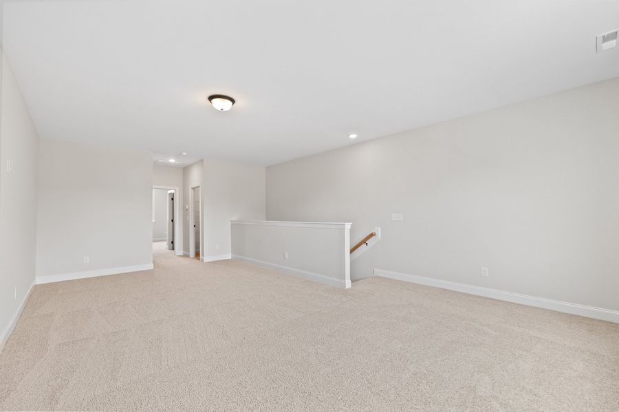Representative unfurnished interior of a home built from the The Bradley by RobuckHomes in Baylee Ridge, Selma (Image 189). Representative unfurnished interior of a home built from the The Bradley by RobuckHomes in Baylee Ridge, Selma (Image 189).