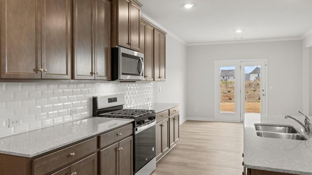 Furnished interior view inside a new home in Hamptons at Riverwood South, Dallas (Image 12).