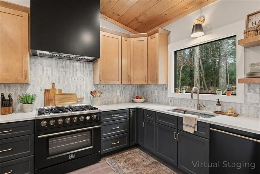 Furnished interior view inside a new home in , Ellijay (Image 17).