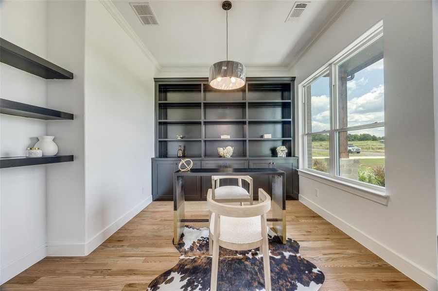 Furnished interior view inside a new home in Briar Branch Estates, Celeste (Image 9). Furnished interior view inside a new home in Briar Branch Estates, Celeste (Image 9).