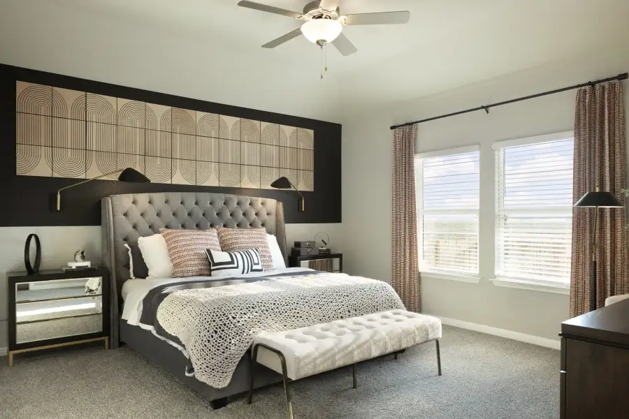 Furnished interior view inside a new home in Waterstone Crossing, Kyle (Image 6).