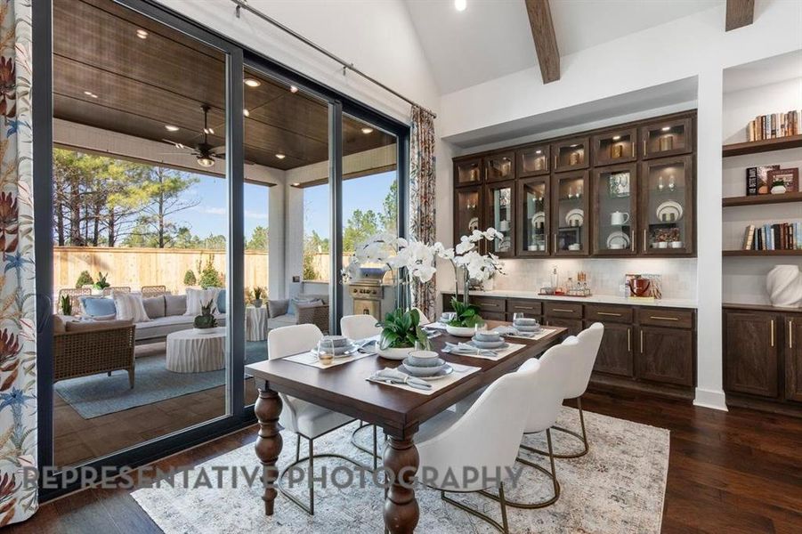 Furnished interior view inside a new home in Landmark, Denton (Image 23).