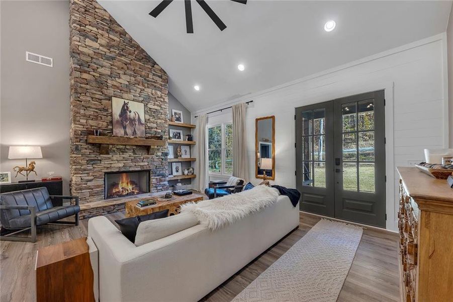 Furnished interior view inside a new home in , Talking Rock (Image 14).