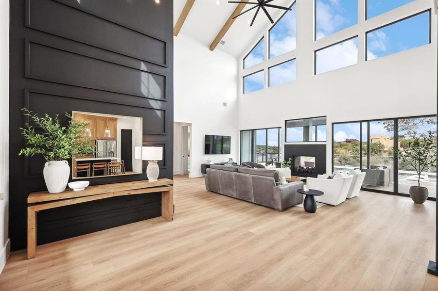Furnished interior view inside a new home in , Strawn (Image 5).