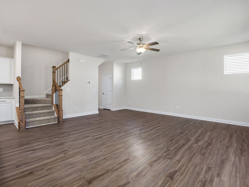 Spacious, unfurnished interior of a new home in Retreat at North Main, Lillington (Image 12).