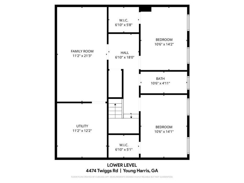 2D floor plan layout of this home in , Young Harris, GA (Image 4). 2D floor plan layout of this home in , Young Harris, GA (Image 4).