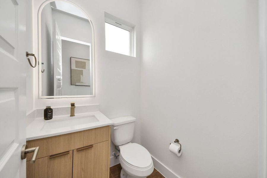 Furnished interior view inside a new home in , Houston (Image 42).