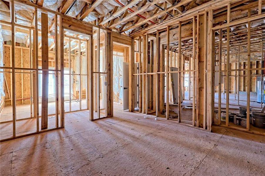 In-progress construction of a new home in , Hiawassee, GA (Image 48).