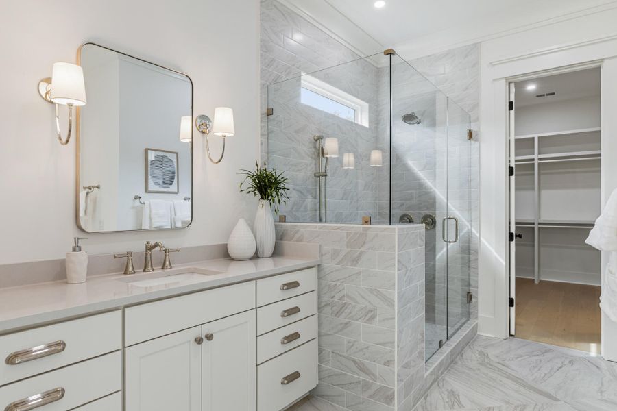 Furnished interior view inside a new home in , Mount Pleasant (Image 38).