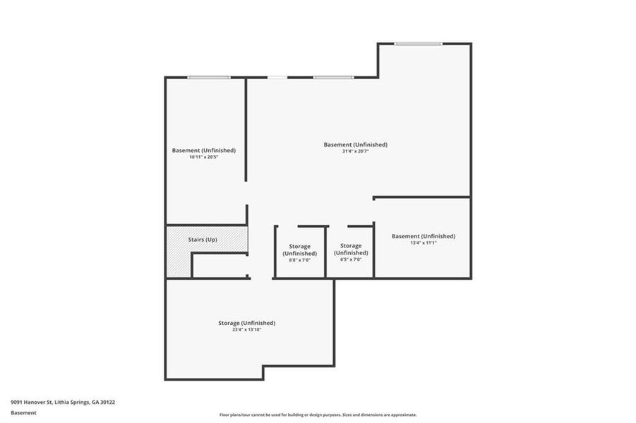 2D floor plan layout of this home in , Lithia Springs, GA (Image 4).