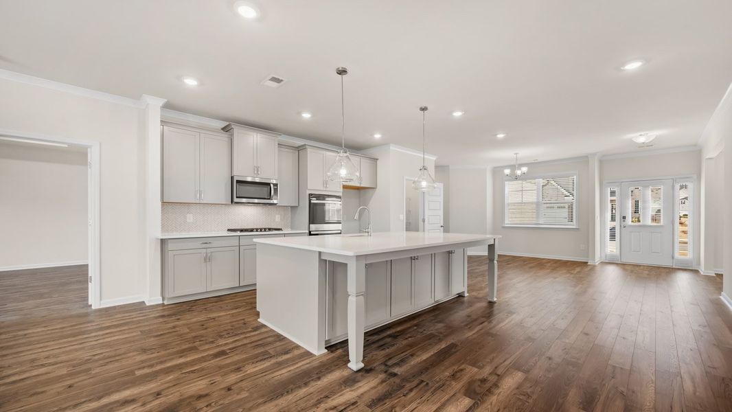 Representative furnished interior of a home built from the Marlene by D.R. Horton in The Gates at Pates Creek, Hampton (Image 8).