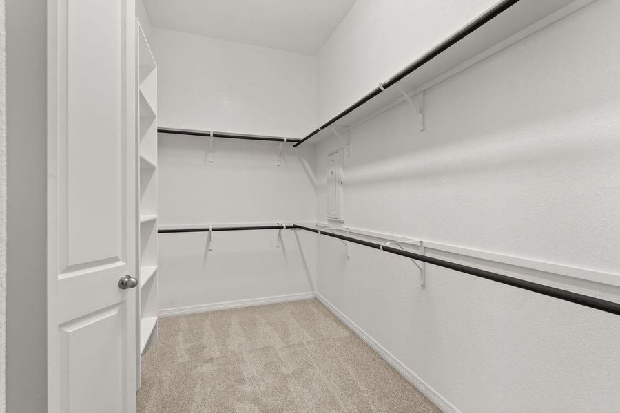 Walk-in Closet in Primary Bedroom