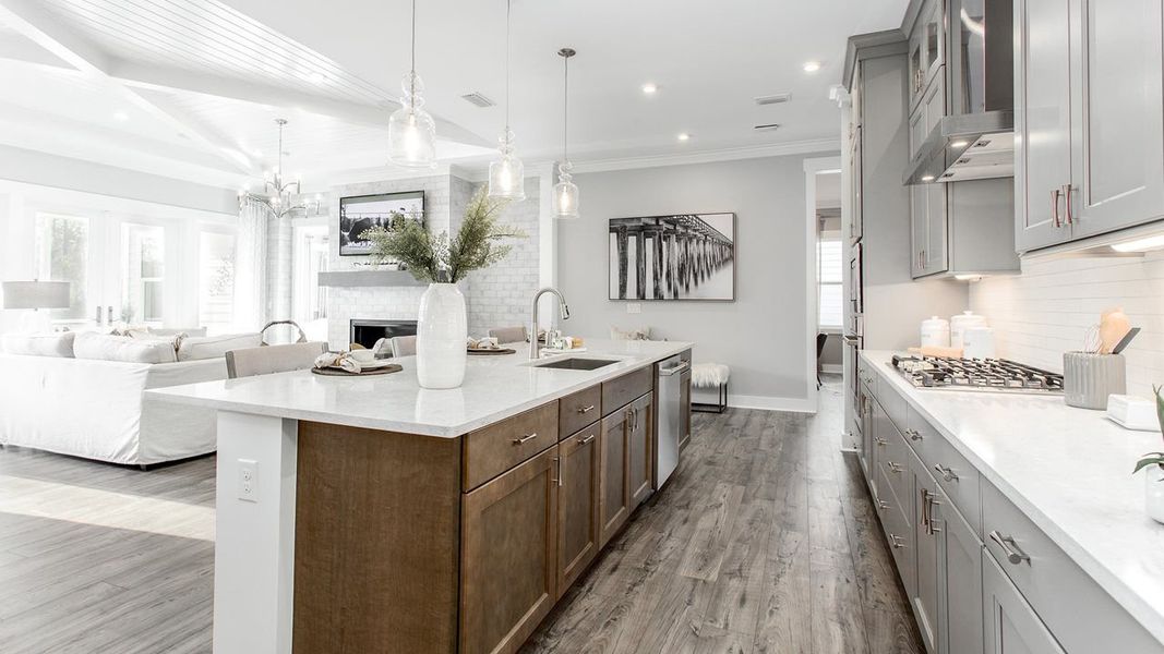 Kitchen to Great Room View Kitchen to Great Room View